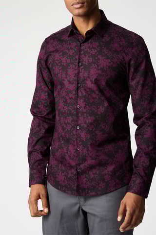 Chemise - Noir et bordeaux
