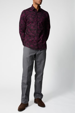 Chemise - Noir et bordeaux