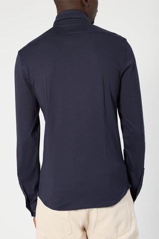 Chemise slim Bleu nuit