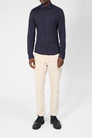 Chemise slim Bleu nuit