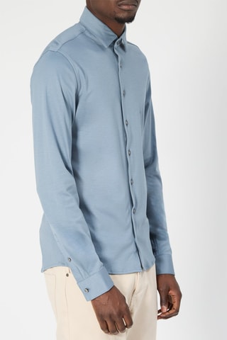 Chemise slim Bleu-gris