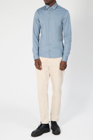 Chemise slim Bleu-gris