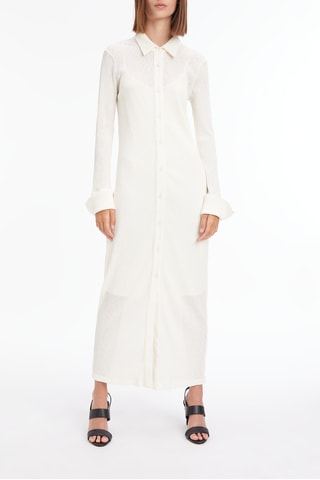 Robe chemise Blanc