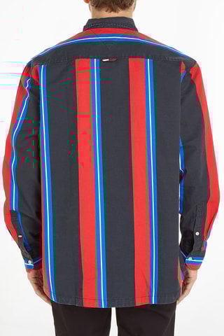 Chemise Noir et bleu roi