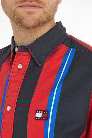 Chemise Noir et bleu roi
