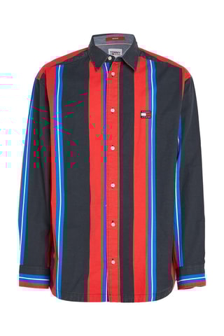 Chemise Noir et bleu roi