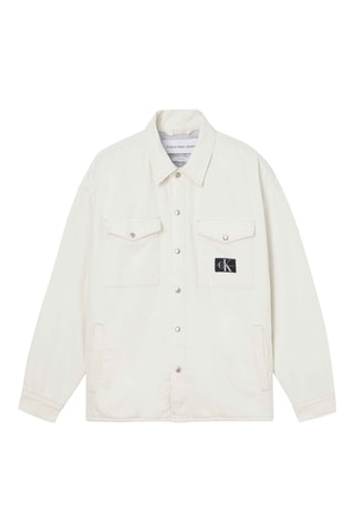 Surchemise en jean Blanc