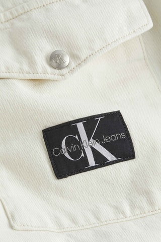 Surchemise en jean Blanc