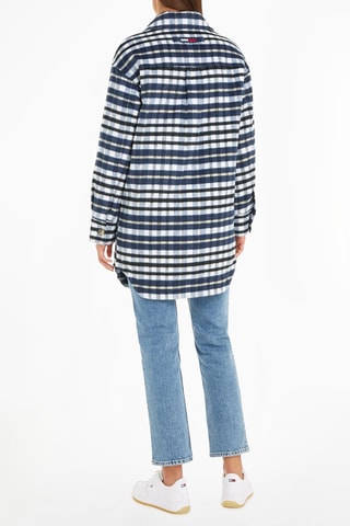 Surchemise Bleu marine et blanc