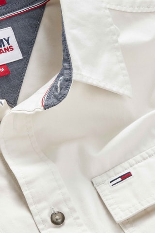 Chemise en coton biologique Blanc