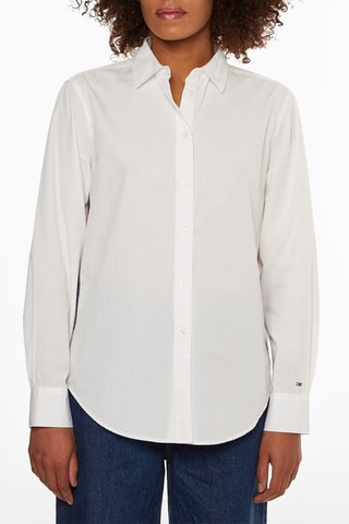 Chemise en coton biologique Blanc