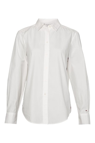 Chemise en coton biologique Blanc