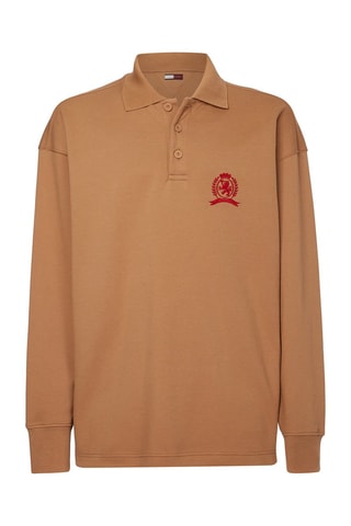 Polo en coton biologique Marron