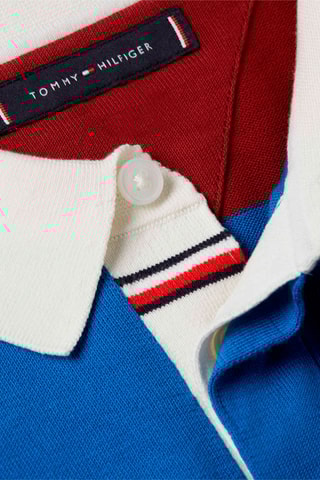 Polo Bordeaux et bleu cobalt