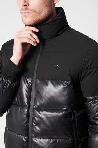 Doudoune bi-matière Noir