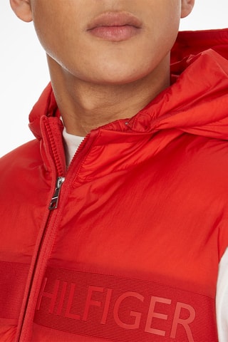 Doudoune sans manches Rouge