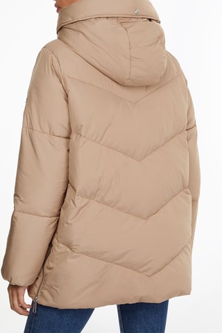 Doudoune à capuche Beige