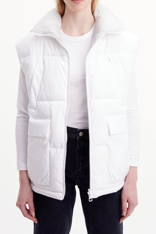 Doudoune sans manches Blanc