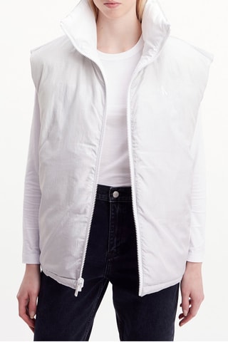 Doudoune sans manches Blanc