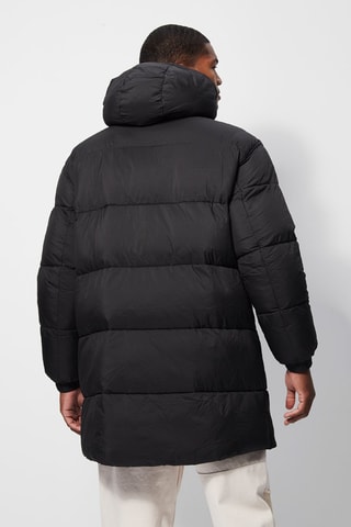 Doudoune à capuche Noir