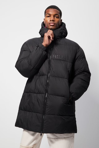 Doudoune à capuche Noir