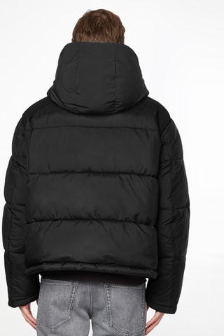Doudoune à capuche - Noir