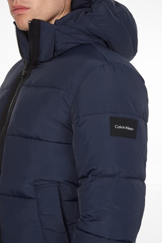 Doudoune à capuche - Bleu marine