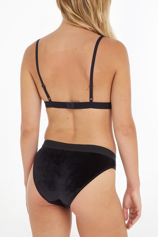 Culotte en velours Noir