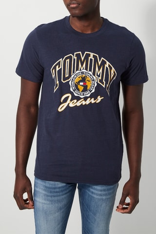 T-shirt Bleu marine chiné