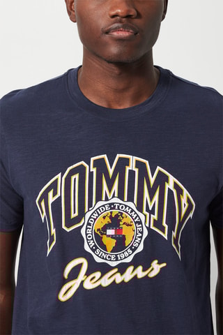 T-shirt Bleu marine chiné