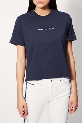 T-shirt en coton biologique Bleu marine