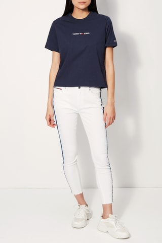 T-shirt en coton biologique Bleu marine