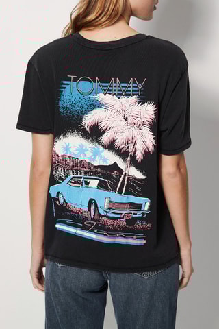 T-shirt en coton biologique Noir