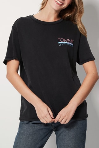 T-shirt en coton biologique Noir