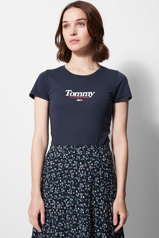 T-shirt en coton biologique Bleu marine
