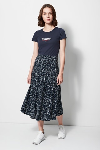 T-shirt en coton biologique Bleu marine
