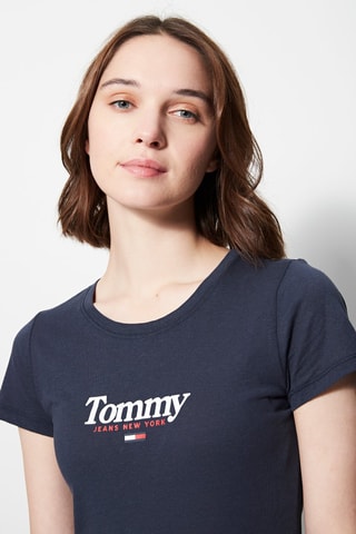 T-shirt en coton biologique Bleu marine