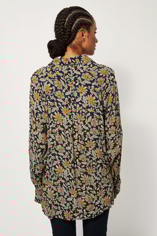 Blouse Bleu marine et jaune
