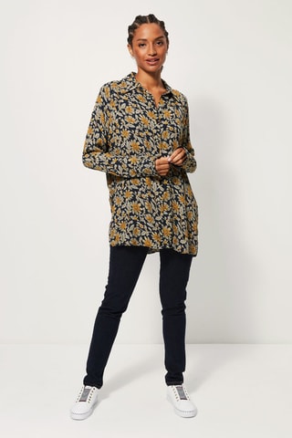Blouse Bleu marine et jaune