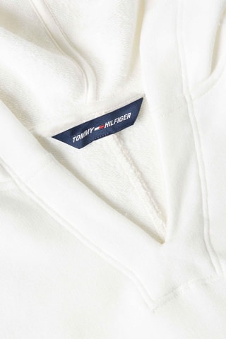 Sweat sans manches à capuche en coton biologique - Blanc