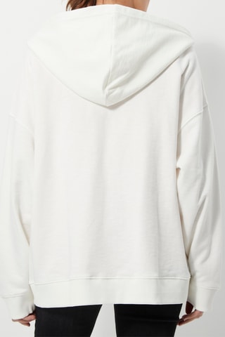 Sweat à capuche Blanc