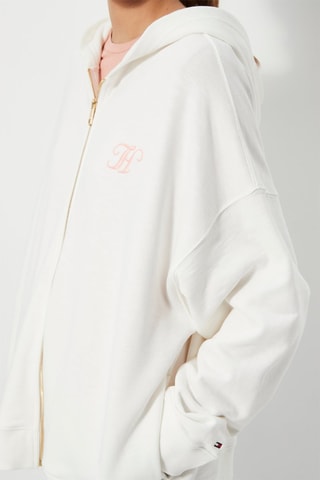 Sweat à capuche Blanc
