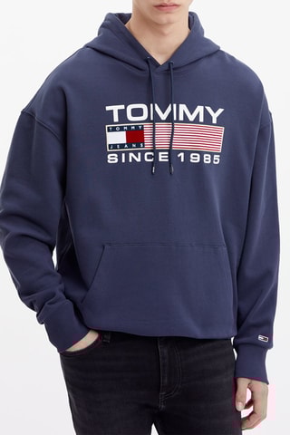 Sweat à capuche Bleu marine