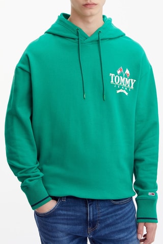 Sweat à capuche Vert