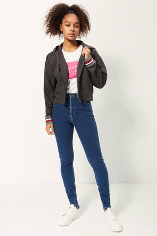 Sweat en coton biologique Gris foncé