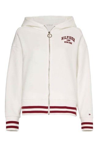 Sweat à capuche Blanc
