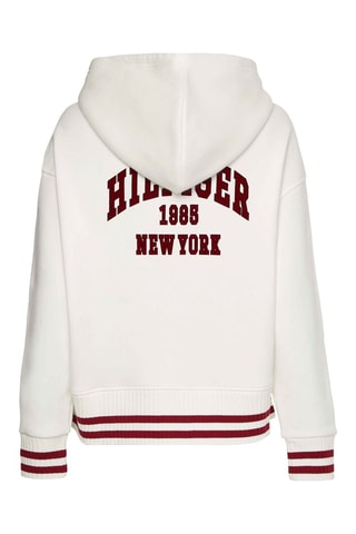 Sweat à capuche Blanc
