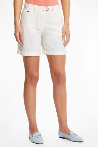 Short en coton biologique Blanc