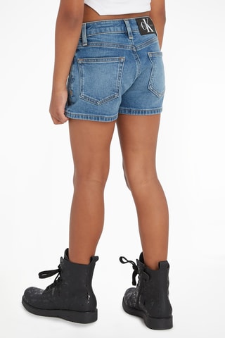 Short en jean Bleu