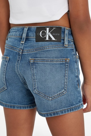 Short en jean Bleu